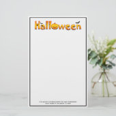 Fanny Halloween Briefpapier (Stehend Vorderseite)