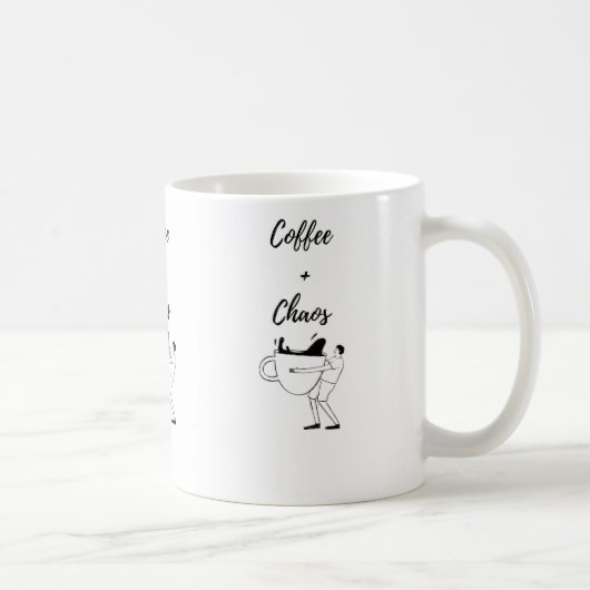  Fanny Kaffee+ Chaos Katzenbecher 11oz  Kaffeetasse (Rechts)
