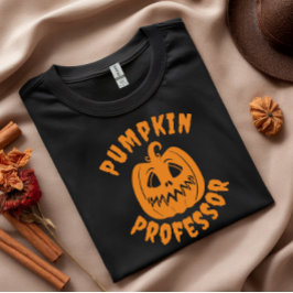 Fanny Kürkin Professor Orangentypografie T-Shirt