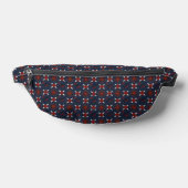Fanny Pack für Navy Red and White Pattern Bauchtasche (Ablage )