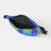 Fanny Pack, Klassisches geometrisches Multicolor-D Bauchtasche (Offen)