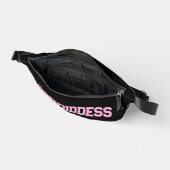 Fanny Pack mit GODdidDESS rosa Beschriftung Bauchtasche (Offen)