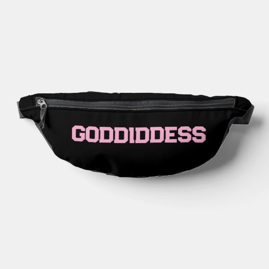 Fanny Pack mit GODdidDESS rosa Beschriftung Bauchtasche (Ablage )