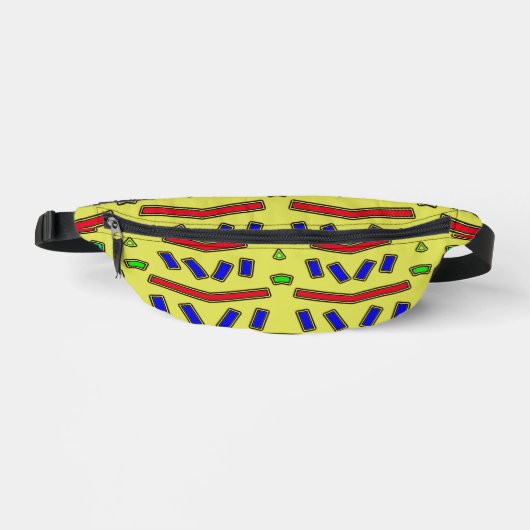 Fanny Pack, Multicolor Classic, nahtloses Design F Bauchtasche (Vorderseite)