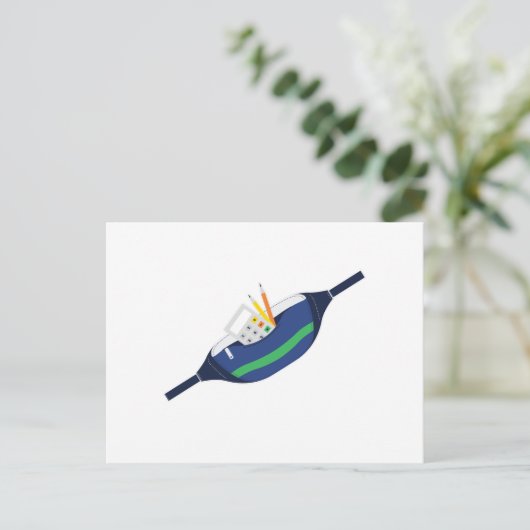 Fanny Pack Tools Postkarte (Stehend Vorderseite)