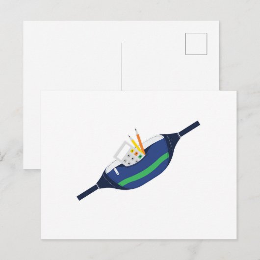 Fanny Pack Tools Postkarte (Vorne/Hinten)