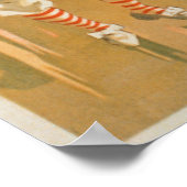 Fanny Rice auf der Theaterbühne des französischen Poster (Ecke)