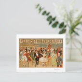 Fanny Rice auf der Theaterbühne des französischen Postkarte (Stehend Vorderseite)
