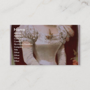 Fanny Rice, 'The Comedy Queen' Retro Theater Visitenkarte