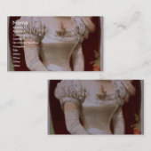 Fanny Rice, 'The Comedy Queen' Retro Theater Visitenkarte (Vorne/Hinten)