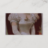 Fanny Rice, 'The Comedy Queen' Retro Theater Visitenkarte (Rückseite)