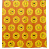 Fanny Smiling Sun Duschvorhang (Vorderseite)