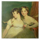Fanny und Jane Hamond Fliese (Vorderseite)