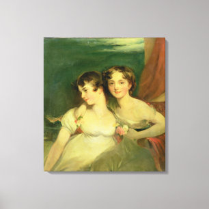 Fanny und Jane Hamond Leinwanddruck
