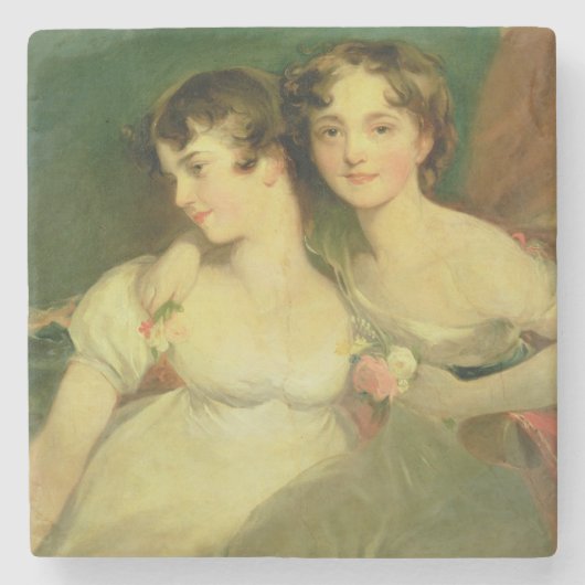 Fanny und Jane Hamond Steinuntersetzer (Vorderseite)