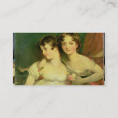 Fanny und Jane Hamond Visitenkarte (Rückseite)