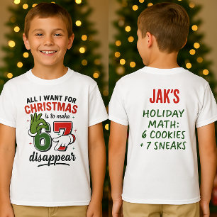 Fanny Weihnachts-Jungen-T-Shirt - Trend 6•7 T-Shirt