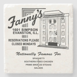 Fanny's Restaurant, Evanston, IL Steinuntersetzer
