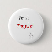 "fanpire" - Vampir Button (Vorderseite)