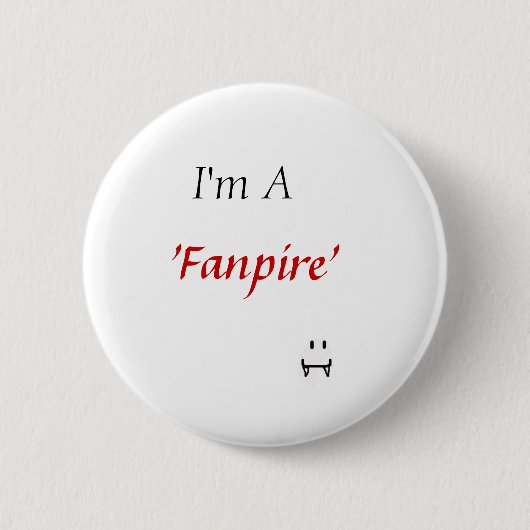 "fanpire" - Vampir Button (Vorderseite)