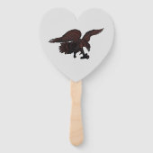Fans Adler thailändischen Stil. Fächer (Rückseite)