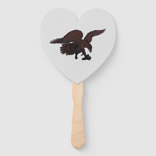 Fans Adler thailändischen Stil. Fächer (Rückseite)