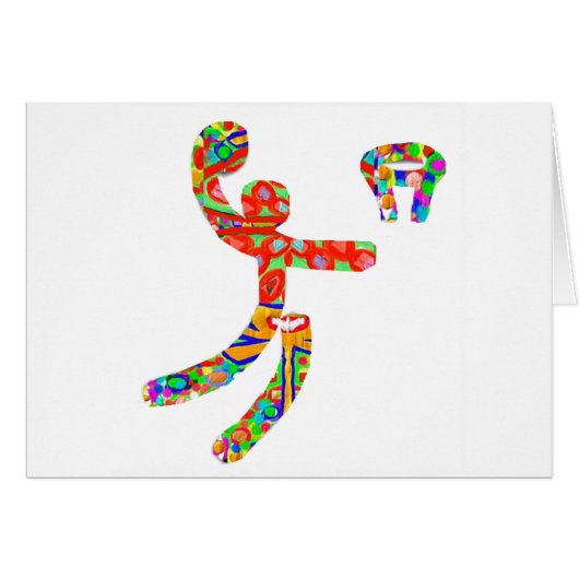 Fans des Basketball-Korb-Balls (Vorderseite (Horizontal))