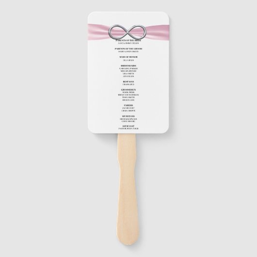 Fans des Programms für unendliche Hochzeiten in Ro Fächer (Rückseite)