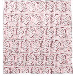 Fans ermutigende Worte Duschvorhang