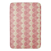 Fans Pink Mid-Century Badematte (Vorderseite Vertikal)