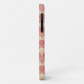 Fans Pink Mid-Century Case-Mate iPhone Hülle (Hinten/Links)
