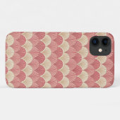 Fans Pink Mid-Century Case-Mate iPhone Hülle (Rückseite (Horizontal))