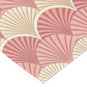 Fans Pink Mid-Century Großer Tischläufer (Ecke)