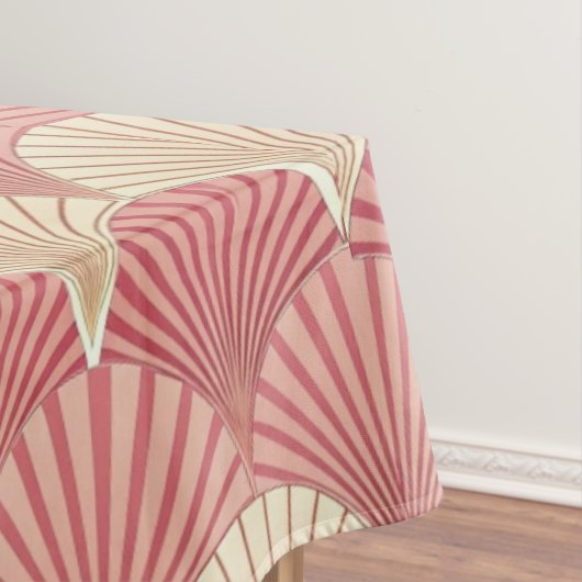 Fans Pink Mid-Century Tischdecke (Beispiel)