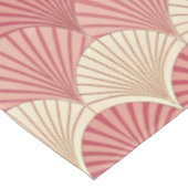 Fans Pink Mid-Century Tischdecke (Schrägansicht)