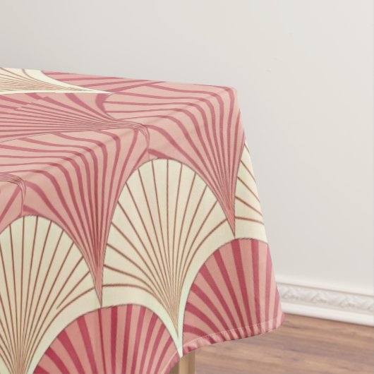 Fans Pink Mid-Century Tischdecke (Beispiel)