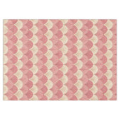 Fans Pink Mid-Century Tischdecke (Vorderseite (Horizontal))