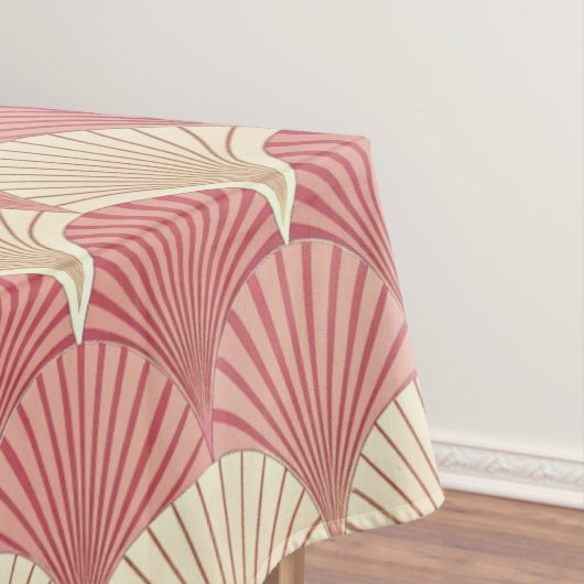 Fans Pink Mid-Century Tischdecke (Beispiel)