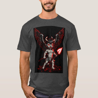 Fansi fansi zornig schwarz rotes Design T-Shirt