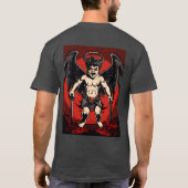 Fansi fansi zornig schwarz rotes Design T-Shirt (Rückseite)