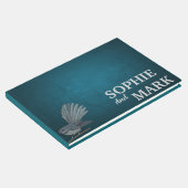Fantail Guestbook | Luxuriöse Hochzeiten Gästebuch (Ecke)