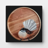 Fantail-Malerei auf Holzdruck Fotoplatte (Vorderseite)