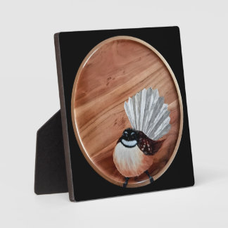 Fantail-Malerei auf Holzdruck Fotoplatte