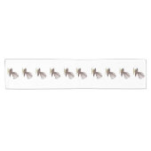 Fantail Neuseeland Vogel Vector Kurzer Tischläufer (Horizontal)