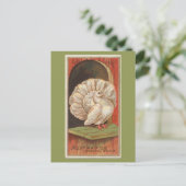 Fantail Pigeon Postkarte (Stehend Vorderseite)