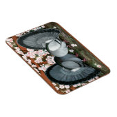 Fantail Pions Matched Pair Magnet (Rechte Seite)