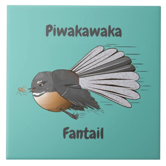 Fantail Piwakawaka Fliese