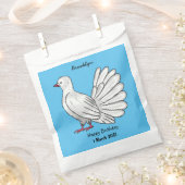 Fantail Taube Cartoon Illustration Geschenktütchen (Ausgeschnitten)