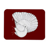 Fantail: weiß magnet (Horizontal)