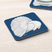 Fantail: weiß untersetzer (Linke Seite)